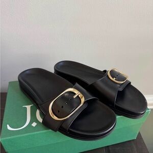 JCrew Colbie Leather Slides